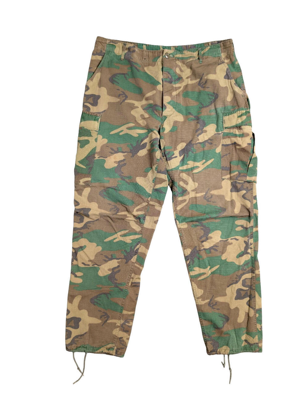1978 US Army RDF ERDL Combat Trousers - Large Long